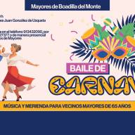 Baile de Carnaval para mayores en el centro Juan González de Uzqueta de Boadilla