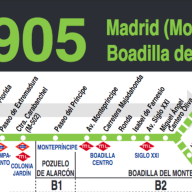 La línea N905 aumenta su frecuencia nocturna durante las fiestas patronales