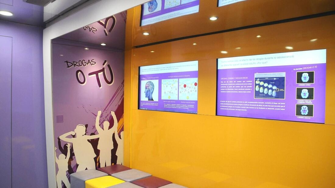 El bus "Drogas o Tú" regresa a Boadilla para concienciar a los jóvenes de la localidad
