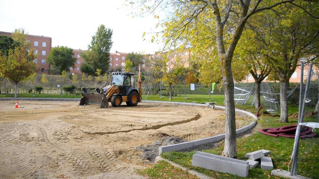 Arrancan las obras de remodelación y mejora del parque Azorín de Boadilla