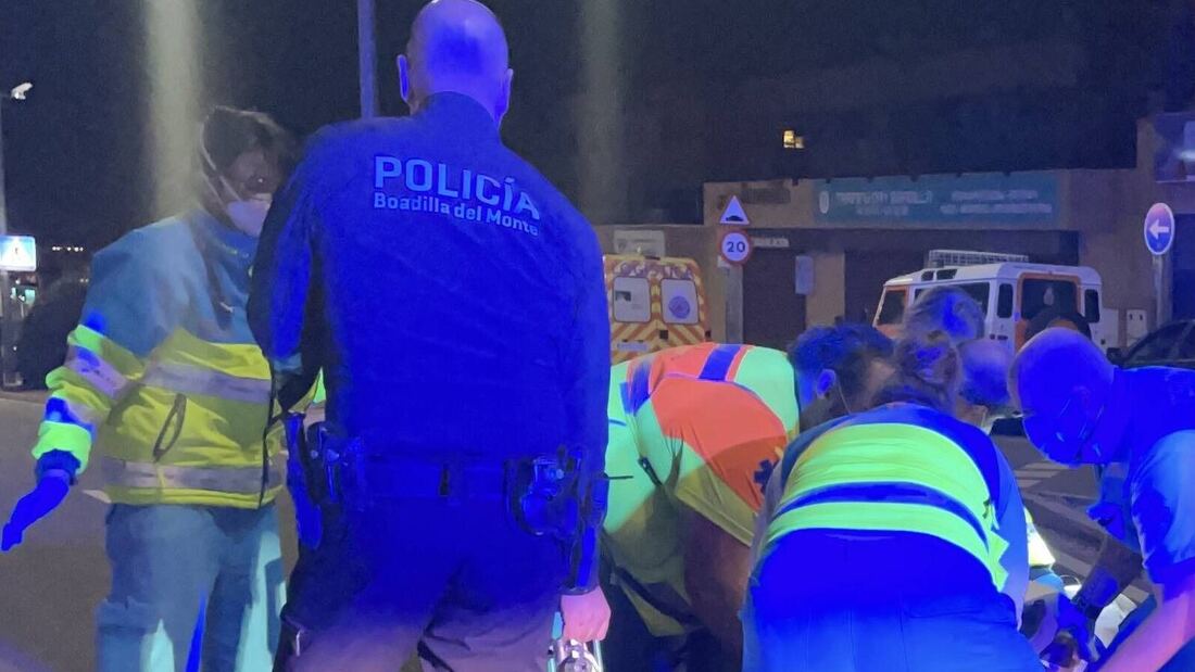 Herido moderado un hombre de 46 años tras ser atropellado en Boadilla