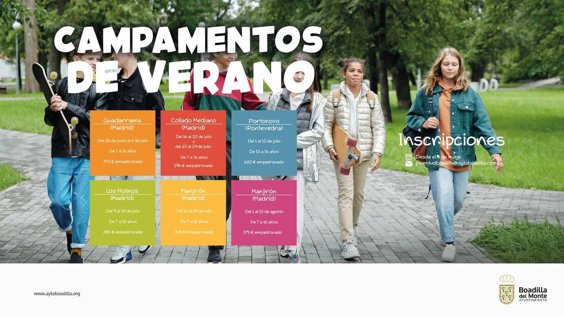 Abierto el plazo de inscripción para los campamentos de verano de Boadilla