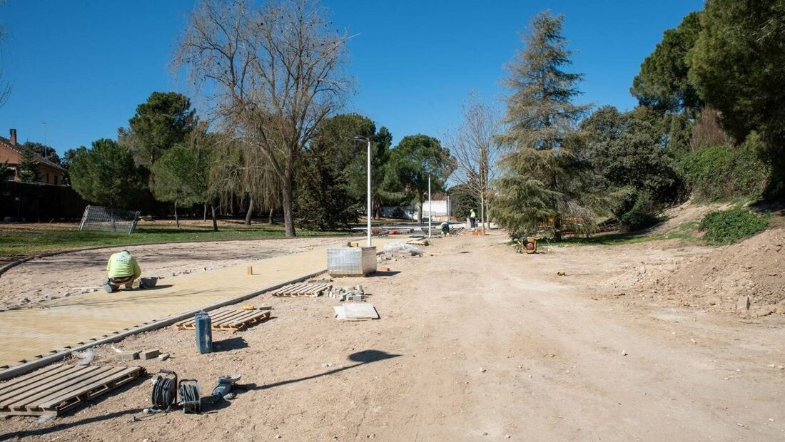 En marcha la remodelación del parque Isla de la Toja de Boadilla