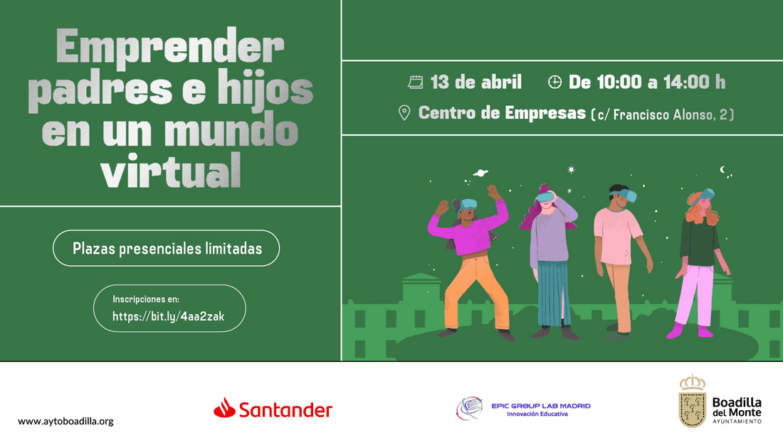 El ayuntamiento de Boadilla ofrece una jornada para acercar a padres e hijos a través del metaverso y la IA