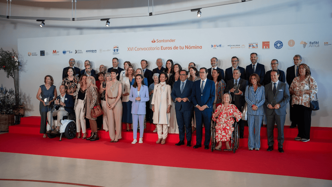 La reina Letizia asiste a la clausura de la iniciativa Euros de tu Nómina