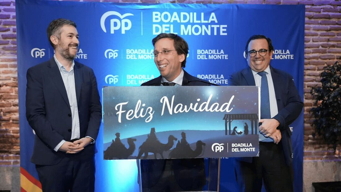 El PP de Boadilla celebra su cena de Navidad con críticas a Pedro Sánchez