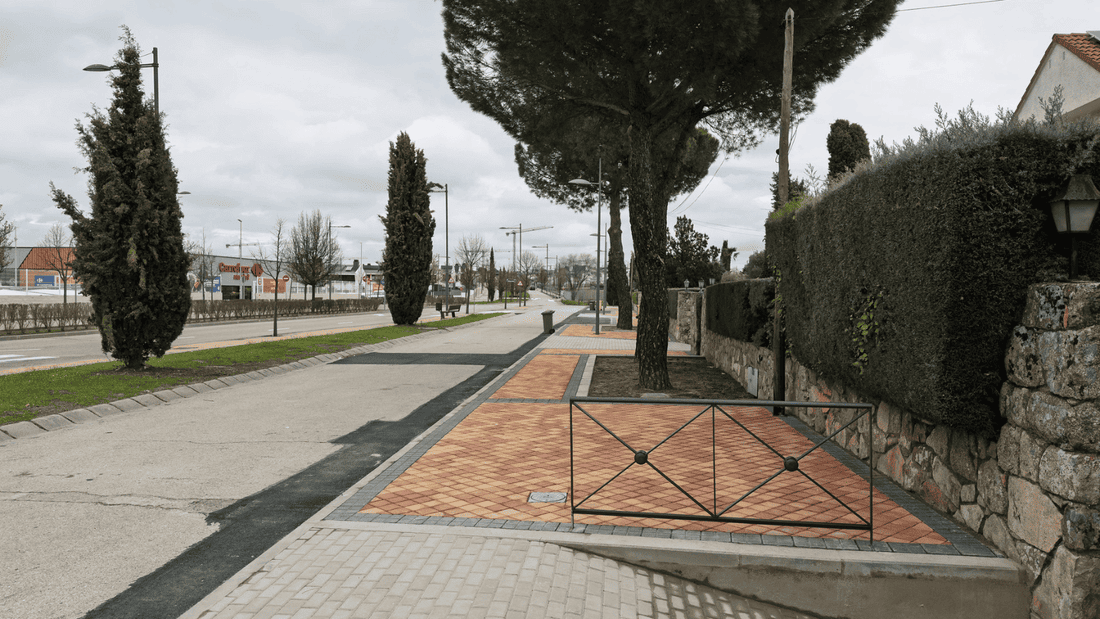 Las obras de Acerado en la Calle Monte Aitana, Olivar de Mirabal quedan finalizadas