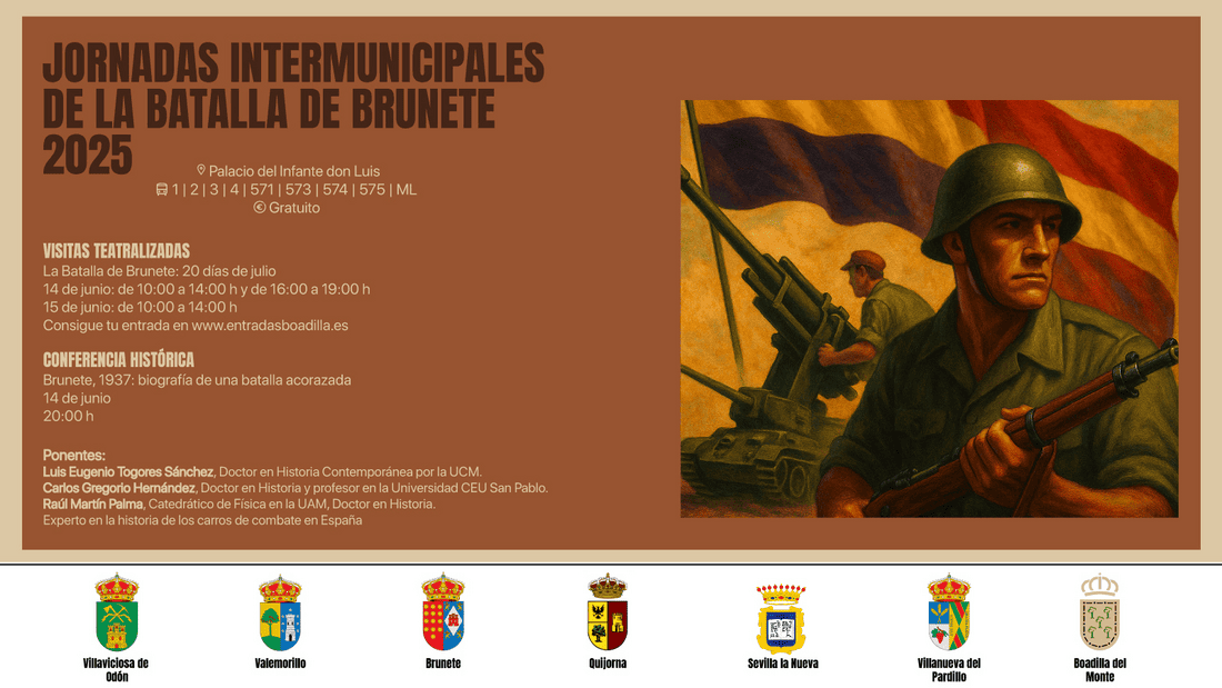 El Palacio del Infante D. Luis se convierte en el epicentro de las Jornadas Intermunicipales de la Batalla de Brunete