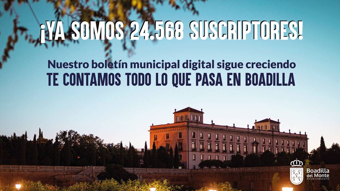 El boletín digital de Boadilla alcanza los 24.568 suscriptores y se consolida como canal informativo municipal
