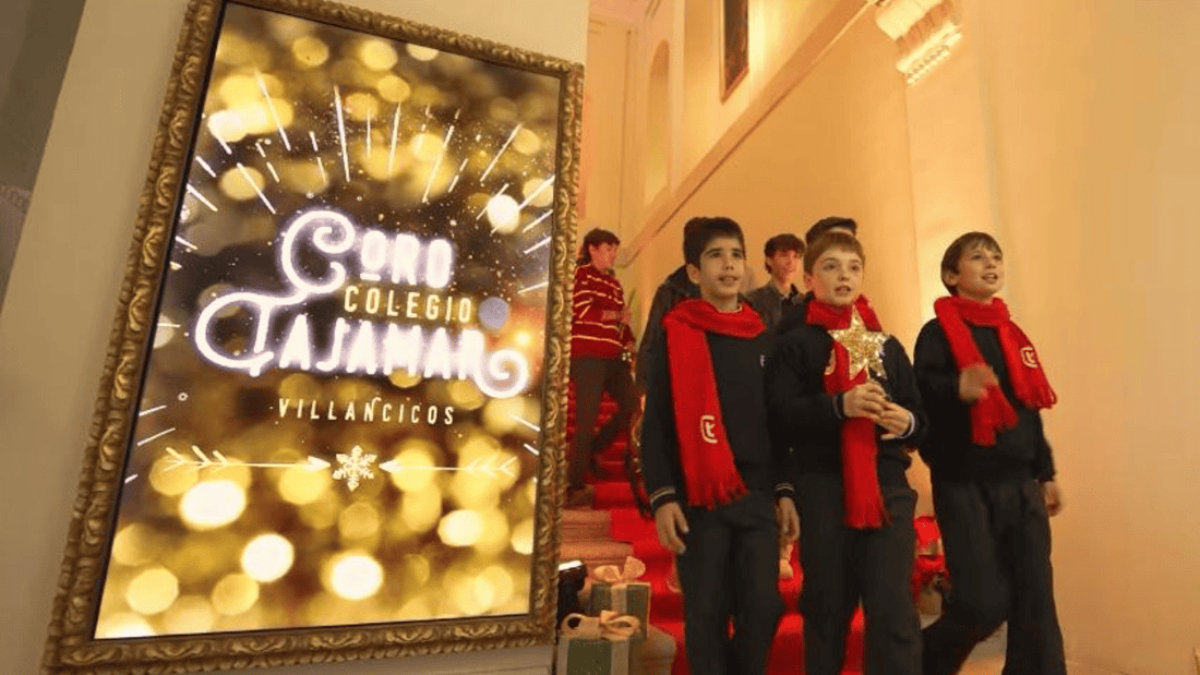 Tajamar celebra la Navidad con un nuevo villancico grabado en el Palacio del Infante D. Luis