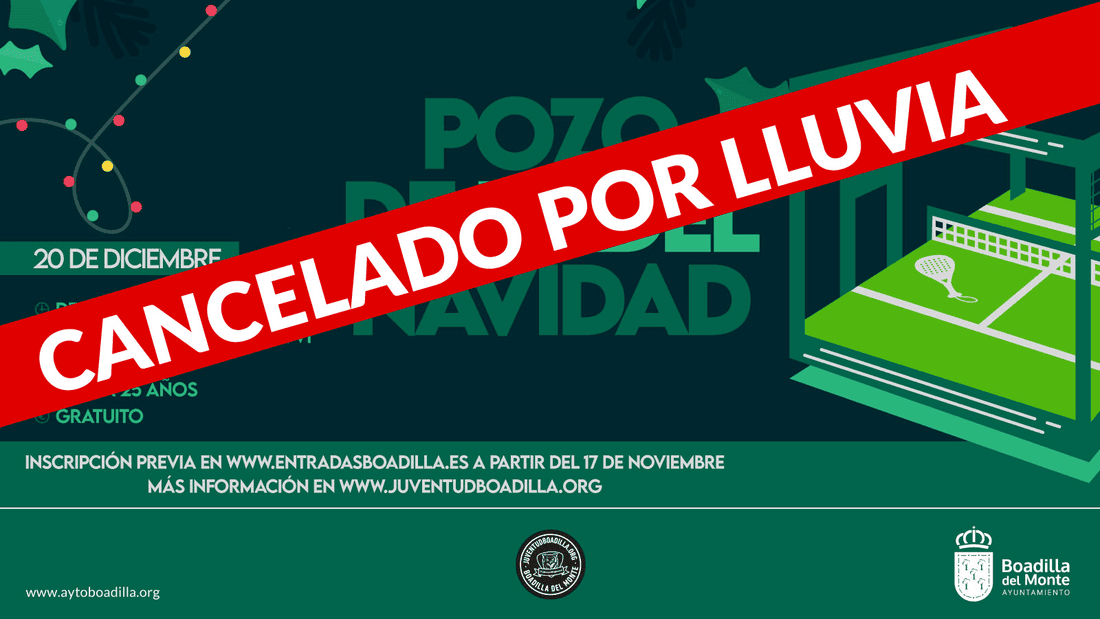 Suspendido el Pozo de Pádel previsto para este sábado