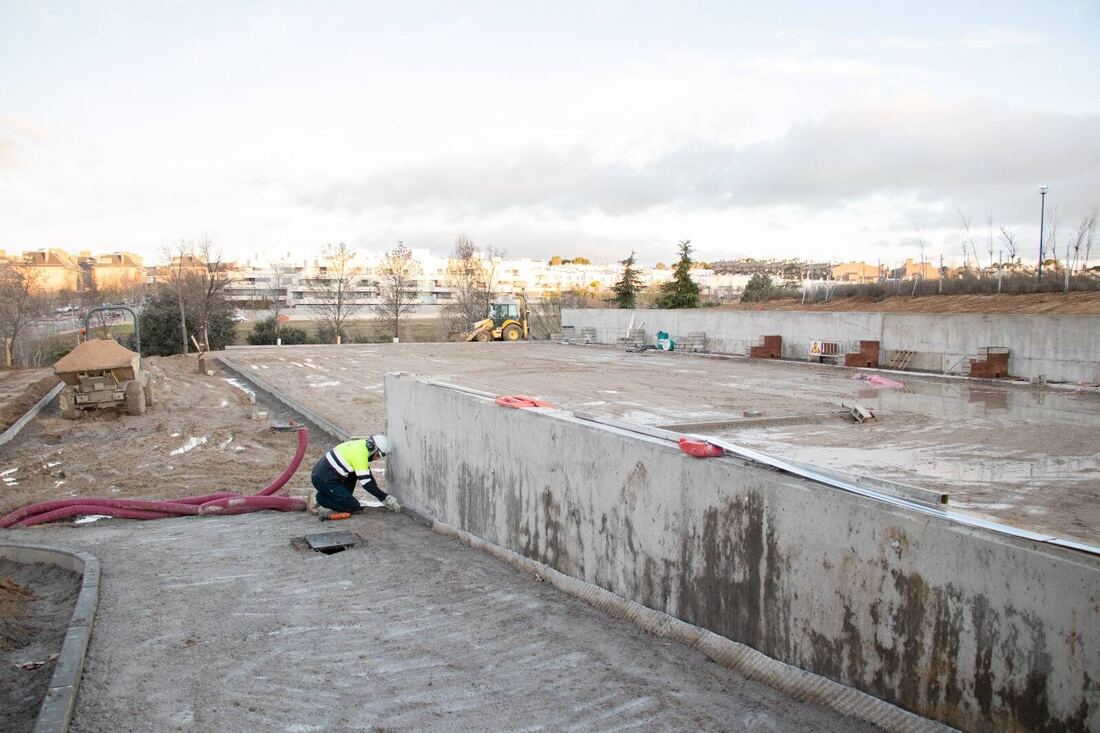 Avanzan en enero las obras de la nueva zona deportiva con skatepark en Valenoso  Urbanismo