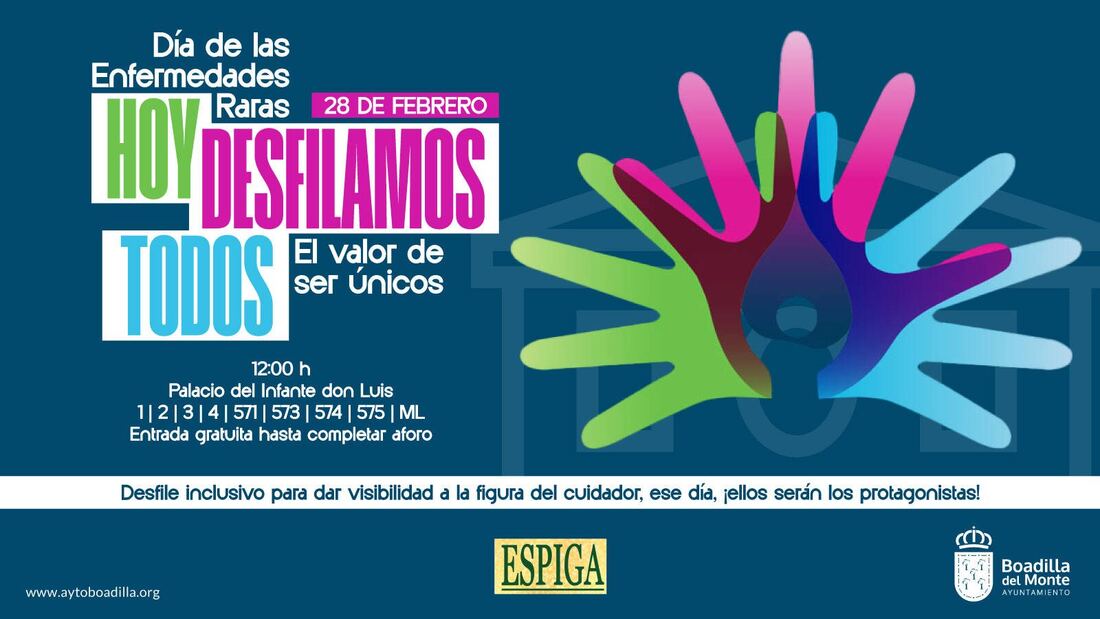 Un desfile inclusivo en Boadilla visibilizará el papel de los cuidadores en el Día de las Enfermedades Raras