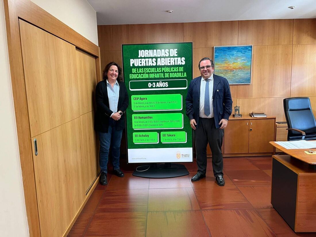 Boadilla organiza jornadas de puertas abiertas en sus escuelas infantiles públicas (0-3 años) desde el 13 de febrero