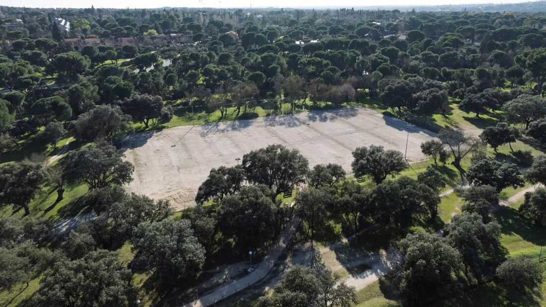 Boadilla recuperará el antiguo campo de fútbol de Montepríncipe como zona verde y deportiva