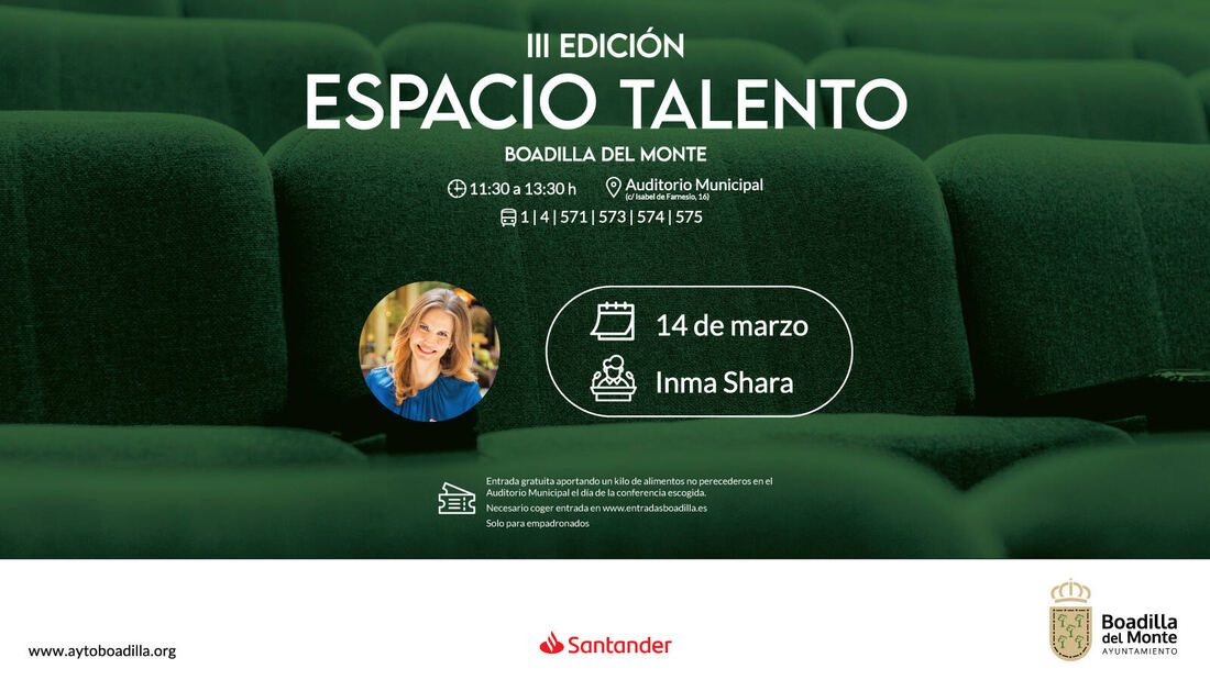 La directora de orquesta Inma Shara participará en Boadilla en el ciclo Espacio Talento