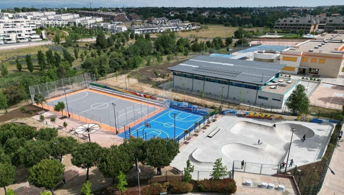 Valenoso estrena una nueva zona deportiva con skatepark, pistas y espacios de ocio