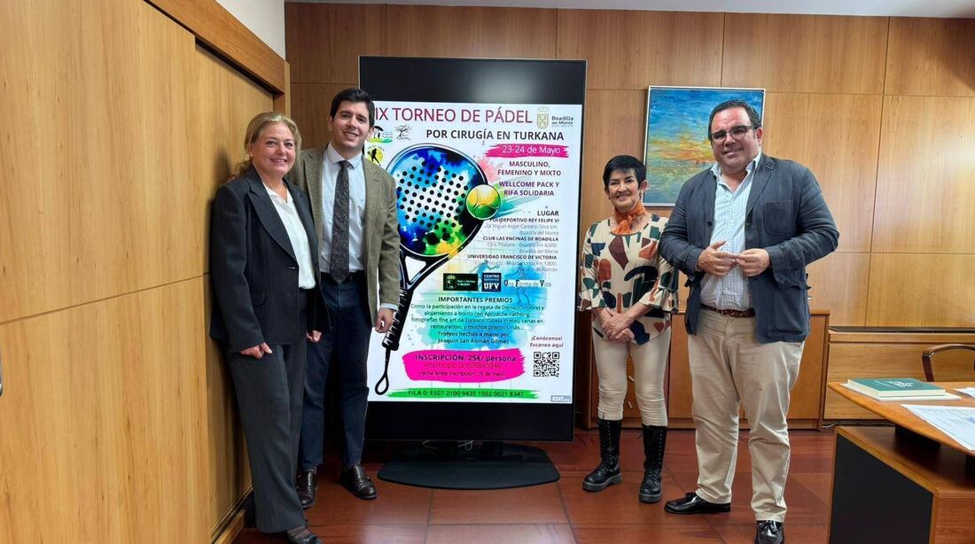 Boadilla acogerá un torneo solidario de pádel para apoyar cirugías en Turkana