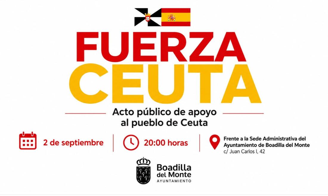 Boadilla apoya a Ceuta con un acto público el 2 de septiembre