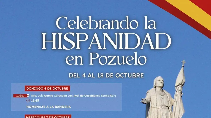 Programaci&oacute;n cultural de la Hispanidad hasta el 18 de octubre en Pozuelo