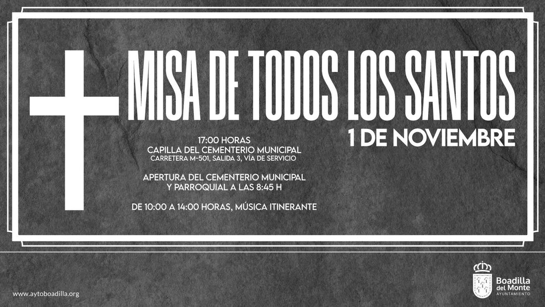 Boadilla prepara una misa especial por Todos los Santos